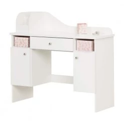 Vito Pure White Desk by South Shore