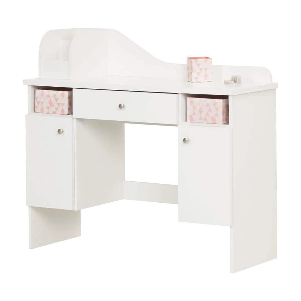 Vito Pure White Desk by South Shore 1 Vito Pure White Desk by South Shore