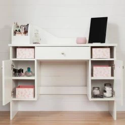 Vito Pure White Desk by South Shore 17 Vito Pure White Desk by South Shore -South Shore Shop pure white south shore writing desks 10081 c3 1000