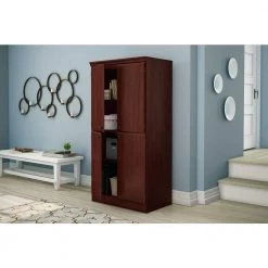 Morgan Royal Cherry Storage Cabinet by South Shore -South Shore Shop royal cherry south shore accent cabinets 7246971 31 1000