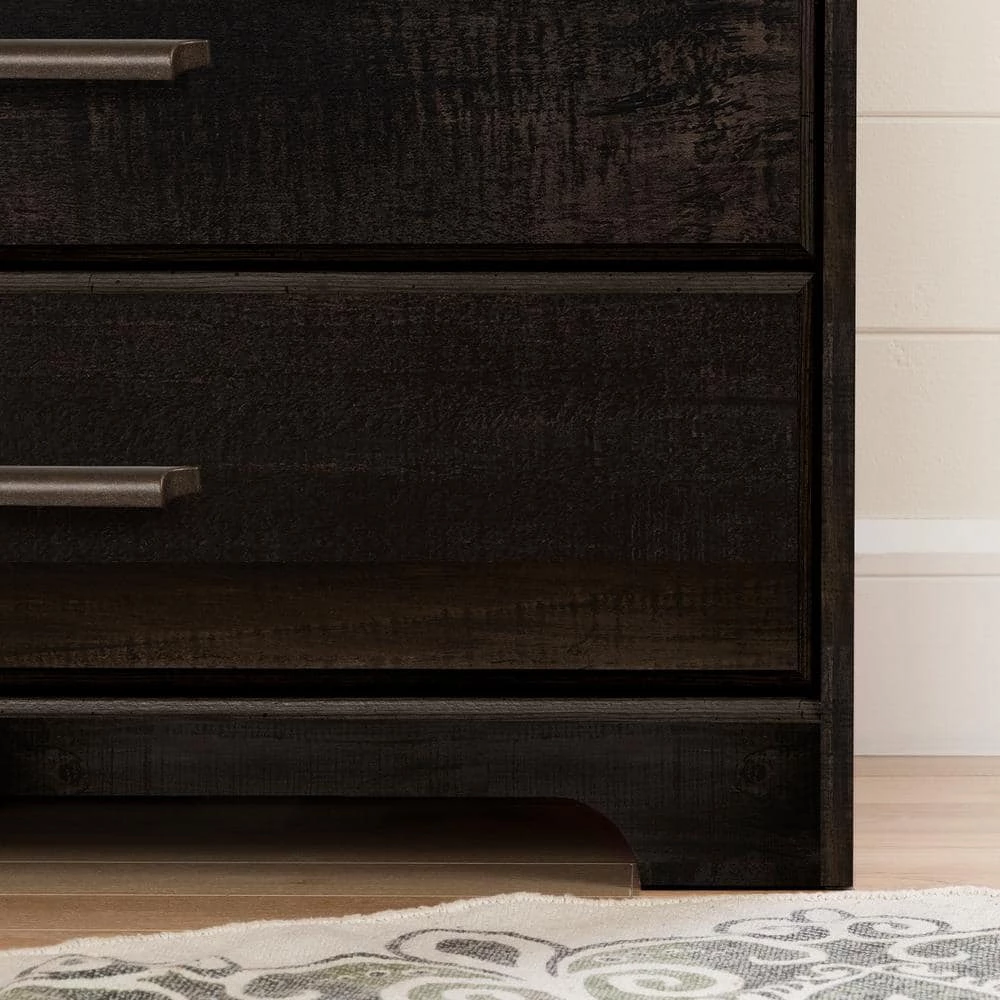 Versa 5-Drawer Chest Rubbed Black (49.25 in H.29.75 in W.) by South Shore 7 Versa 5-Drawer Chest Rubbed Black (49.25 in H.29.75 in W.) by South Shore - Image 7