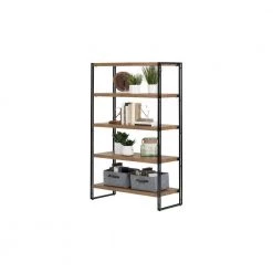 61.5 in. Rustic Bamboo Metal 5-shelf Accent Bookcase with Open Back by South Shore 15 61.5 in. Rustic Bamboo Metal 5-shelf Accent Bookcase with Open Back by South Shore -South Shore Shop rustic bamboo south shore bookcases bookshelves 11521 c3 1000