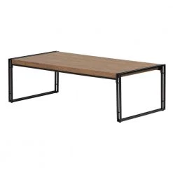 Gimetri 48 in. Rustic Bamboo Large Rectangle Wood Coffee Table by South Shore