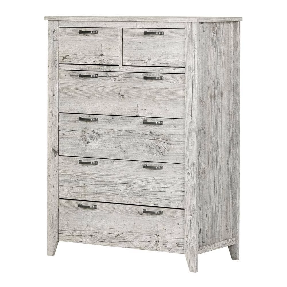 Lionel 6-Drawer Seaside Pine Chest by South Shore 1 Lionel 6-Drawer Seaside Pine Chest by South Shore