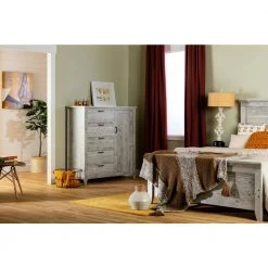 Lionel 5-Drawer Seaside Pine Chest 49.75 in. x 48.25 in. x 18.25 in. by South Shore 19 Lionel 5-Drawer Seaside Pine Chest 49.75 in. x 48.25 in. x 18.25 in. by South Shore -South Shore Shop seaside pine south shore chest of drawers 12549 31 1000