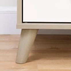 Yodi Soft Elm and Pure White Changing Table by South Shore -South Shore Shop soft elm and pure white south shore changing tables 12172 1d 1000