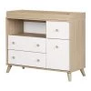 Yodi Soft Elm and Pure White Changing Table by South Shore