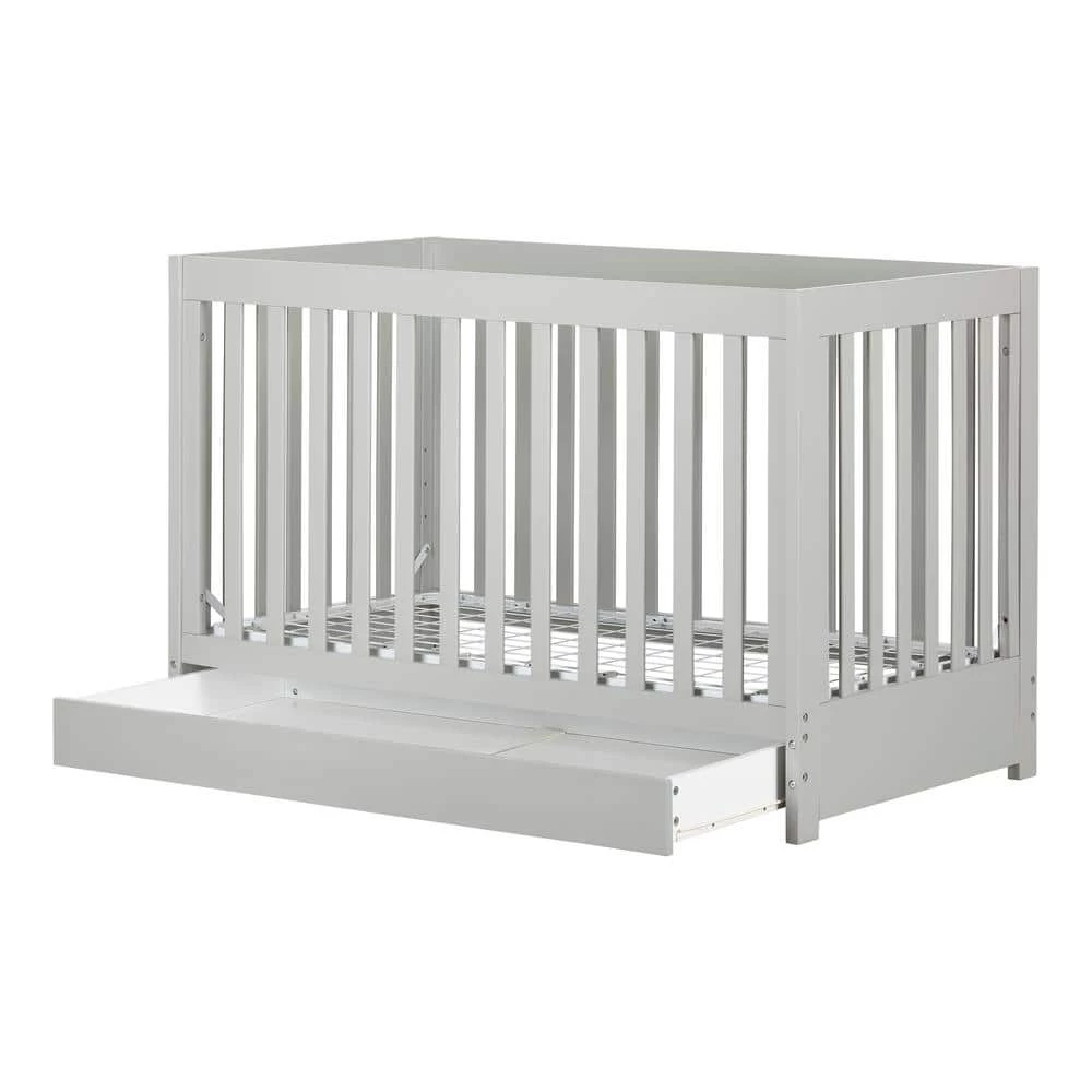 Cookie Soft Gray Crib by South Shore 1 Cookie Soft Gray Crib by South Shore
