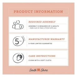 Tassio 1 -Drawer Weathered Oak Nightstand by South Shore -South Shore Shop weathered oak south shore nightstands 12416 31 1000