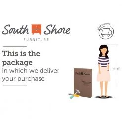 Step One 1-Drawer Weathered Oak Nightstand (22.25 in. W x 19.75 in. H) by South Shore -South Shore Shop weathered oak south shore nightstands 13116 1d 1000