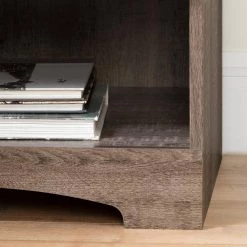 Step One 1-Drawer Weathered Oak Nightstand (22.25 in. W x 19.75 in. H) by South Shore -South Shore Shop weathered oak south shore nightstands 13116 4f 1000