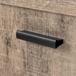 Exhibit 41 in. Weathered Oak Particle Board Corner TV Stand 42 in. with Corner Unit by South Shore -South Shore Shop weathered oak south shore tv stands 11927 4f 1000