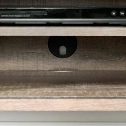 Munich 68 in. Weathered Oak Particle Board Floating TV Stand 68 in. with Adjustable Shelves by South Shore -South Shore Shop weathered oak south shore tv stands 12288 1d 1000