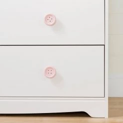 Sweet Piggy 4-Drawer White and Pink Dresser by South Shore -South Shore Shop white and pink south shore kids dressers 11865 66 1000