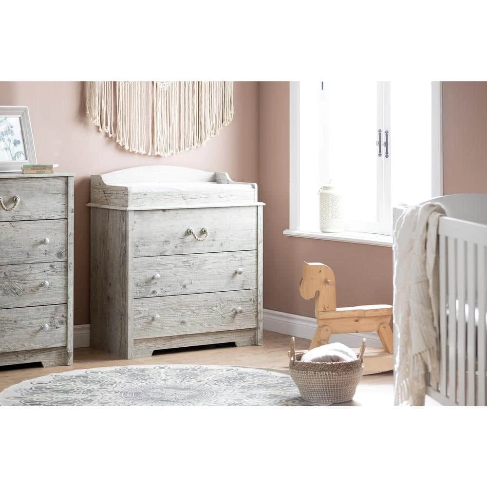 Aviron Seaside Pine Changing Table by South Shore 4 Aviron Seaside Pine Changing Table by South Shore - Image 4