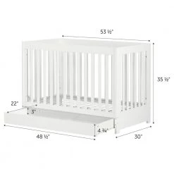 Yodi White Crib by South Shore -South Shore Shop white south shore cribs 12309 c3 1000