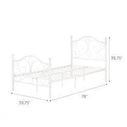 Summer Breeze White Twin Bed by South Shore -South Shore Shop white south shore kids beds 12153 44 1000