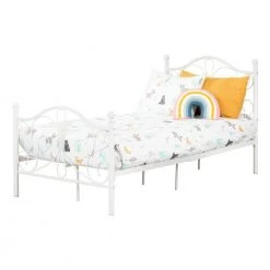 Country Poetry White Twin Bed by South Shore -South Shore Shop white south shore kids beds 12154 fa 1000