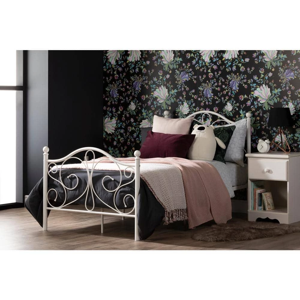 Summer Breeze White Full Bed by South Shore 4 Summer Breeze White Full Bed by South Shore - Image 4