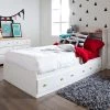 Summertime 3-Drawer Twin-Size Storage Bed in Pure White by South Shore