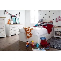 Summertime 3-Drawer Twin-Size Storage Bed in Pure White by South Shore 6 Summertime 3-Drawer Twin-Size Storage Bed in Pure White by South Shore -South Shore Shop white south shore kids beds 3263080 a0 1000