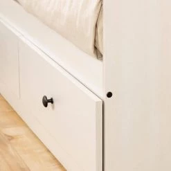Plenny White Wash Twin Size DayBed with 3 Drawers by South Shore -South Shore Shop white wash south shore daybeds 13128 4f 1000