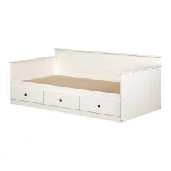 Plenny White Wash Twin Size DayBed with 3 Drawers by South Shore