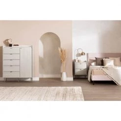 Hype Winter Oak Door Chest with 5 Drawers (54.75 in. H x 44.5 in W.) by South Shore -South Shore Shop winter oak south shore chest of drawers 13533 31 1000